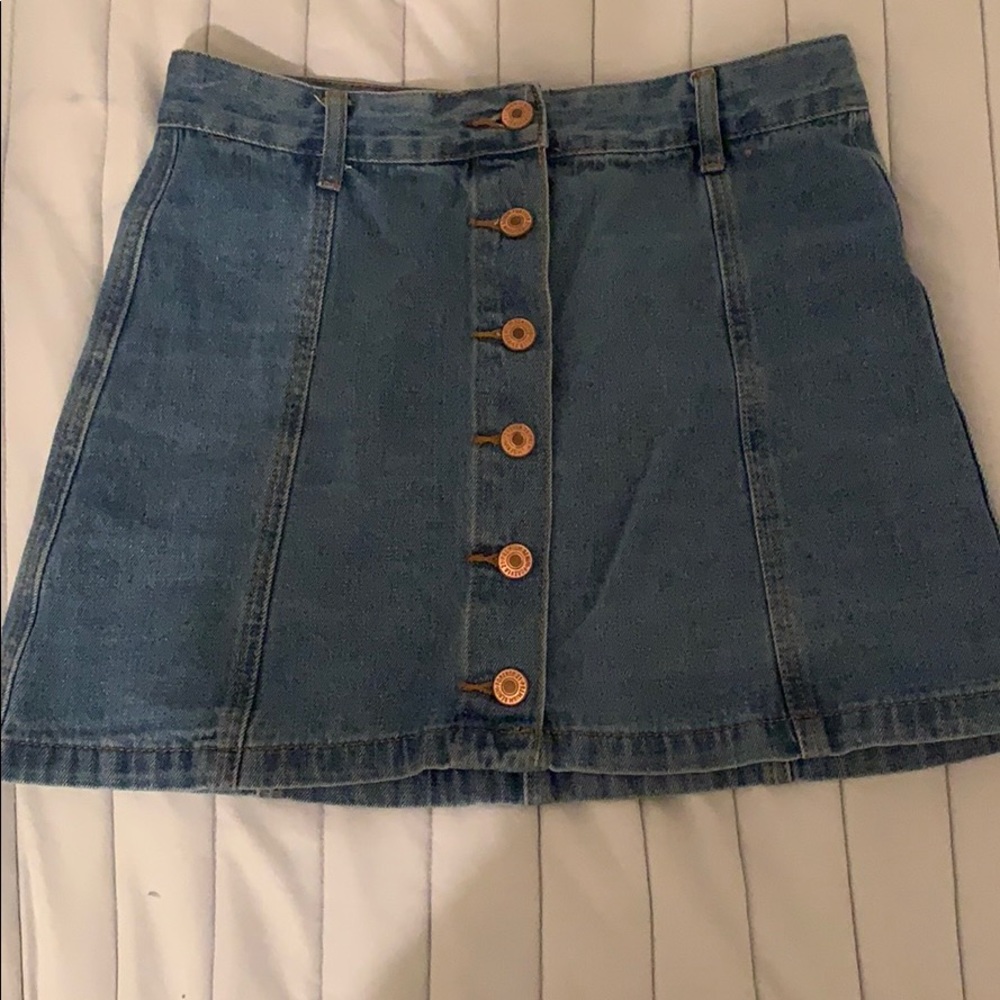 forever 21 jean skirt